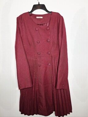 Darling London "Just Darling" Preppy,coquette Girl, Quite Luxury, Pleated Dress.
